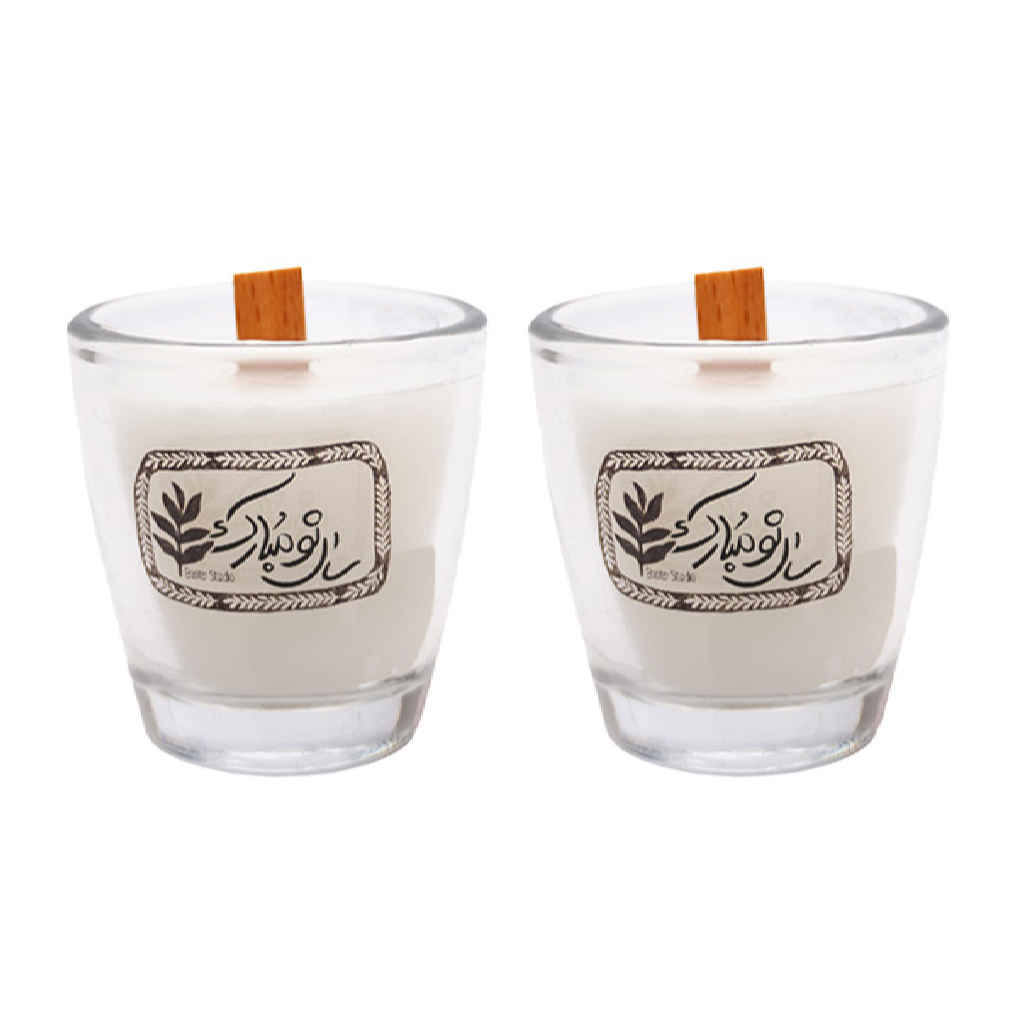 Duftkerze im Glas – Perfekter Akzent für die Neujahrsfeier (2x)