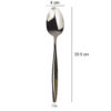 Löffel- und Gabel-Besteck Set mit Golden-Design, 12 Teile, Modell Mines