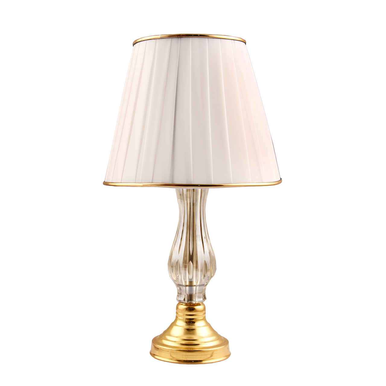 Akzent Tischlampe mit Stoff-Tapered Lampenschirm Elis