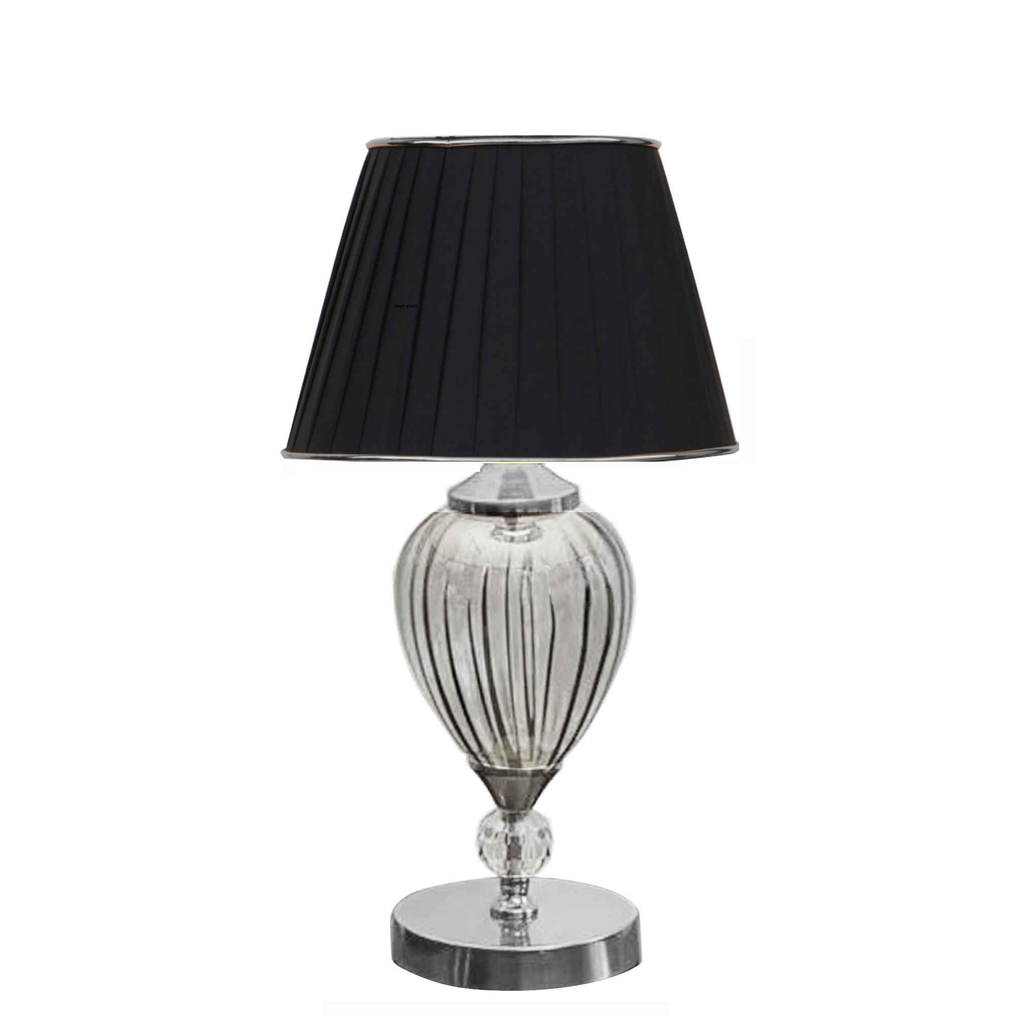 Akzent Tischlampe mit Stoff-Tapered Lampenschirm Jami