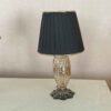 Akzent Tischlampe mit Stoff-Tapered Lampenschirm Nasim