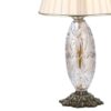 Akzent Tischlampe mit Stoff-Tapered Lampenschirm Nasim