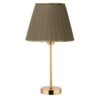 Akzent Tischlampe mit Stoff-Tapered Lampenschirm Norham