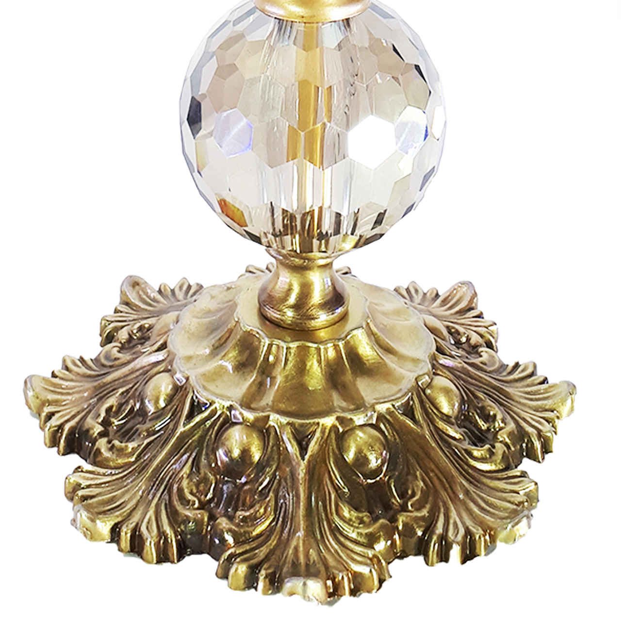 Akzent Tischlampe mit Stoff-Tapered Lampenschirm Royal