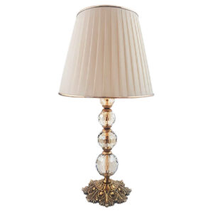Akzent Tischlampe mit Stoff-Tapered Lampenschirm Royal