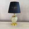 Akzent Tischlampe mit Stoff-Tapered Lampenschirm Sarina