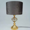 Akzent Tischlampe mit Stoff-Trommel Lampenschirm Daian
