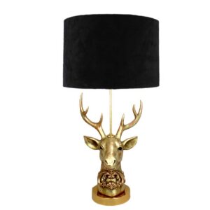 Neuheit Tischlampe mit Stoff-Tapered Lampenschirm Modell Hirsch