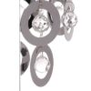 Akzent Tischlampe mit Trommel Lampenschirm und Kristallkugel Rama