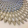 Tischläufer Kunstleder mit elegantem Glitzer Design