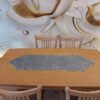 Tischläufer aus Leder & Samt ideal für Home Design
