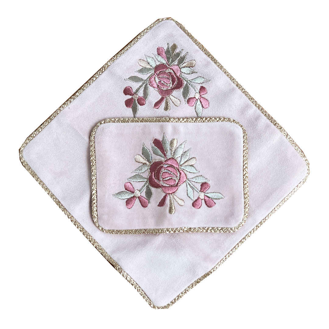 Reisegebetsteppich für Muslime, taschengröße & tragbar, Sajada Blumen