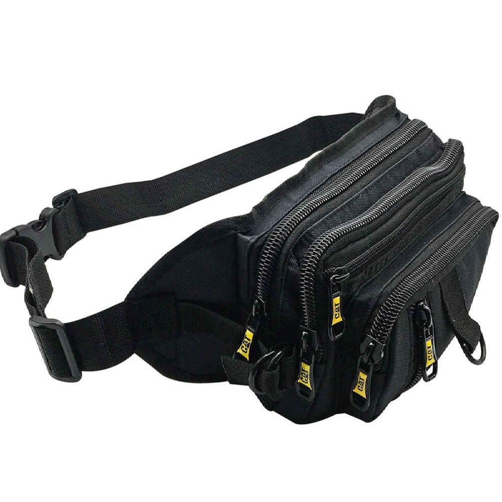 Caterpillar Canvas-Gürteltasche mit 4 Taschen – Perfekt für den täglichen Gebrauch