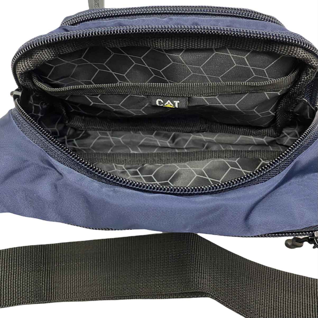 Caterpillar Canvas-Gürteltasche mit 4 Taschen – Vielseitig für Reisen & Outdoor-Einsatz