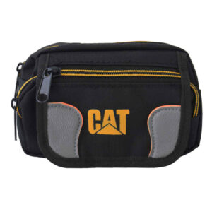 Caterpillar Canvas-Gürteltasche mit 3 Taschen & verstellbarem Gurt – Täglicher Begleiter