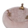 Samt-Schmuckbox mit Blumen-Griff Modell Chic