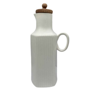 Weiße Keramik Ölspenderflasche für Küchen zu Hause und im Restaurant