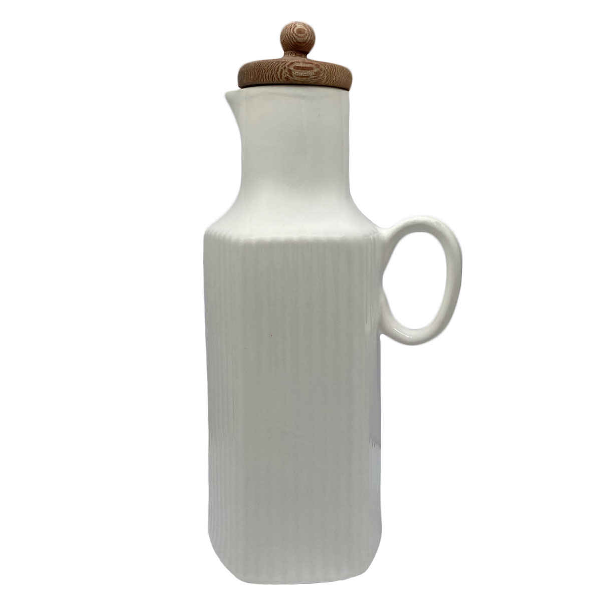 Weiße Keramik Ölspenderflasche für Küchen zu Hause und im Restaurant