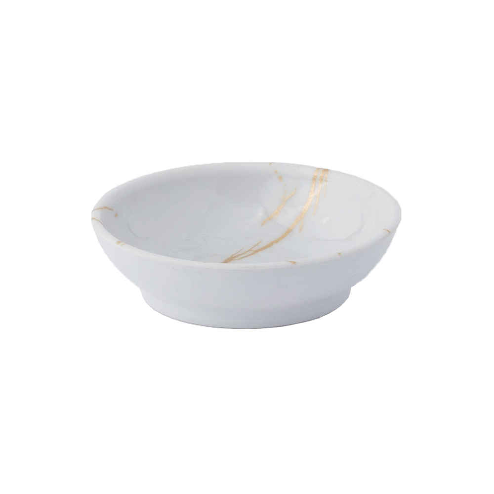Runde Melamin Dinnerware Schüsseln mit Marmor Design (Set aus 6)