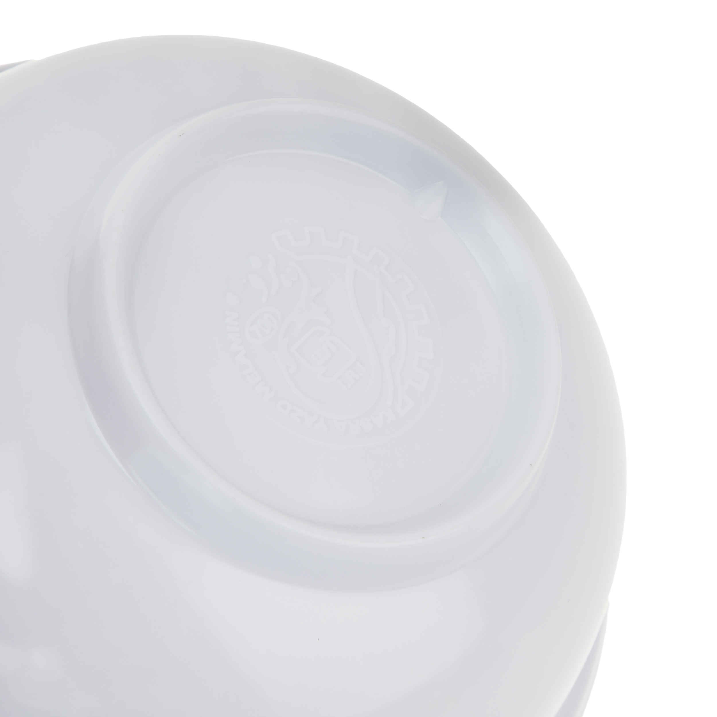 Weißes Melamin Dinnerware Schüsseln Set, Spülmaschinenfest – Modell Hani (Set aus 6)