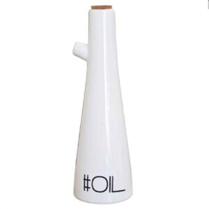 Weiße Porzellan Ölspenderflasche praktisch für den täglichen Kochgebrauch