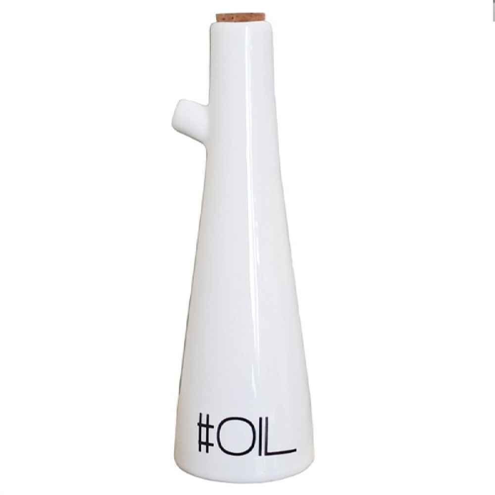 Weiße Porzellan Ölspenderflasche praktisch für den täglichen Kochgebrauch