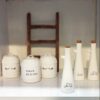 Weiße Porzellan Ölspenderflasche für den Küchentisch