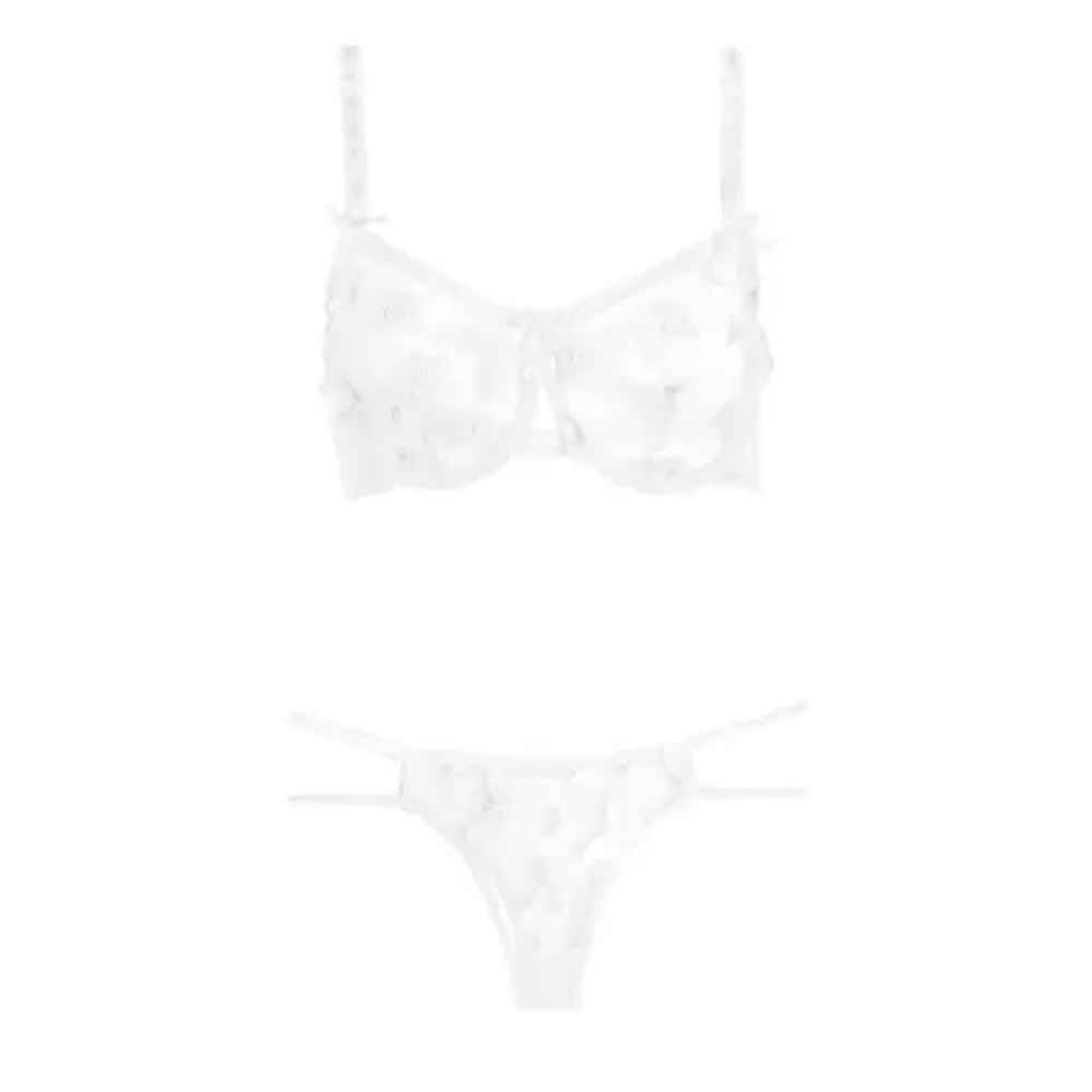 Lingerie-Set BH & Tanga für Damen im schicken Schmetterlingsdesign