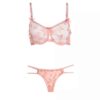 Lingerie-Set BH & Tanga für Damen im schicken Schmetterlingsdesign