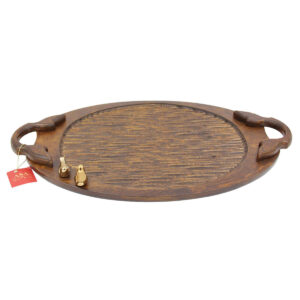 Vogelmotiv-Tablett mit Griff – Modell Asa | Dekorativ & Praktisch