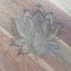 Blumenmuster-Tablett mit Griff & Basis – Modell Golnaz