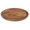 Ovales rustikales Tablett – Holzserviertablett Modell Simple