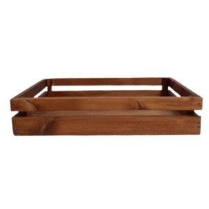 Rustikales Holztablett mit Rand – Modell Soha