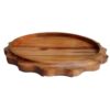 Holzserviertablett mit gerahmtem Design – Ideal für Tee oder Snacks