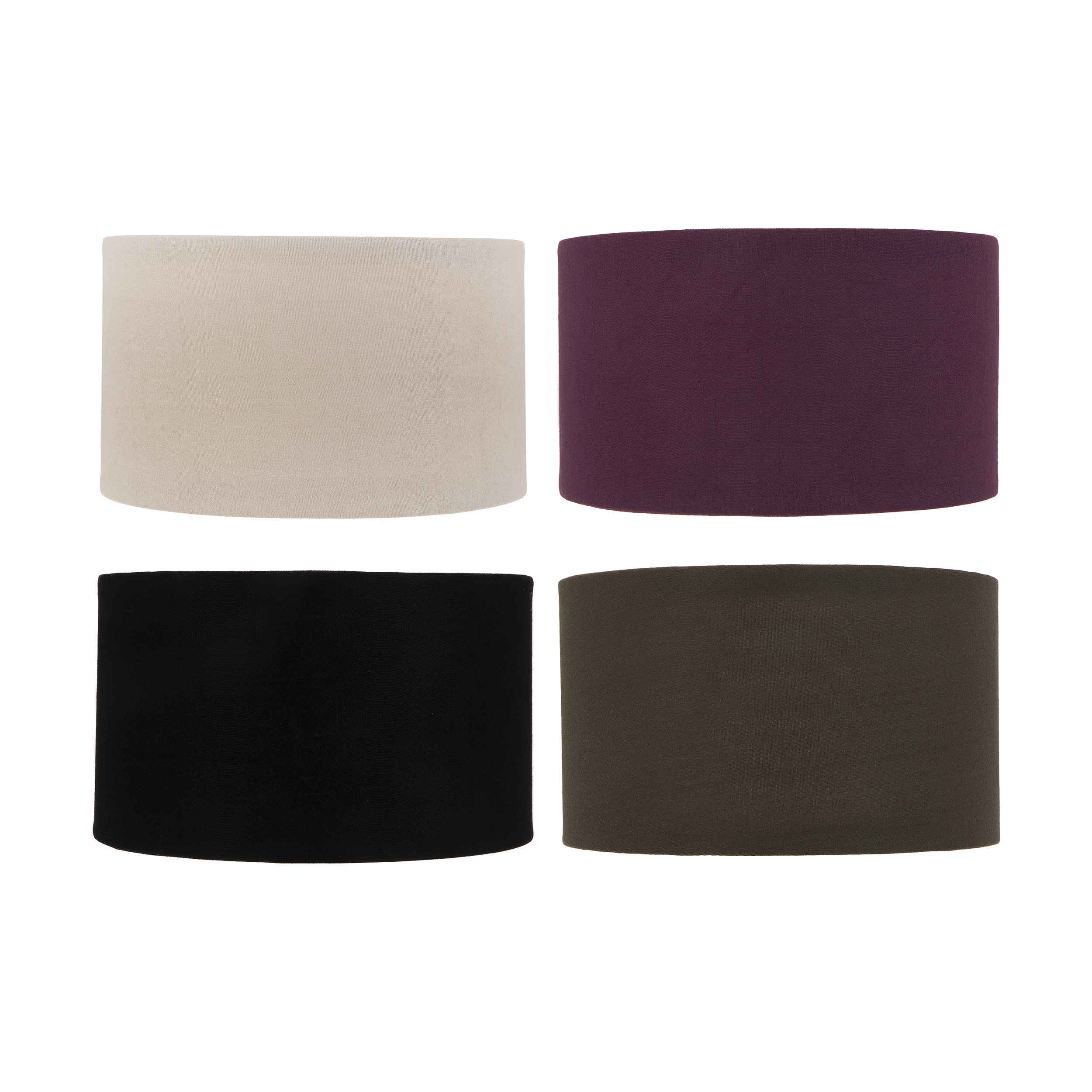 Akzent Holz-Tischlampe mit Stoff-Lampenschirm