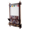Handgefertigter persischer Holz-Wand-Schlüsselhalter mit traditionellem Webstuhl-Design