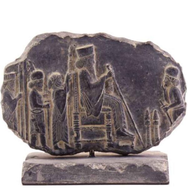 Antik-Persisch-inspirierte Inschrift Replik Darius auf dem Thron