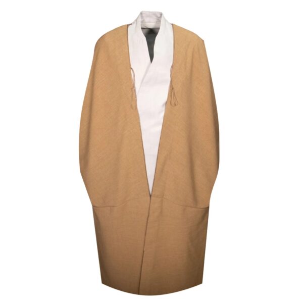 Männer-All-Season-Bisht-Mantel - Shantung-Stoff - Islamisch-arabisches Design