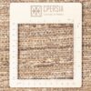 Authentischer persischer Gabbeh-Wollteppich handgewebt in Fars creme