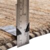 Authentischer persischer Gabbeh-Wollteppich handgewebt in Fars creme
