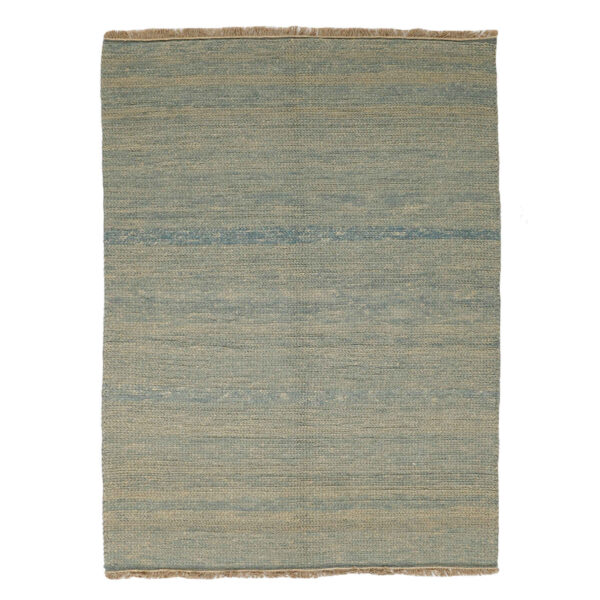 Authentischer echter persischer Gabbeh-Wollteppich handgewebt grün