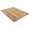 Authentischer persischer Woll Kelim Teppich handgewebt in Fars tribal orange