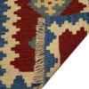 Authentischer Persischer Woll Kelim Teppich traditionell handgewebt gestreift