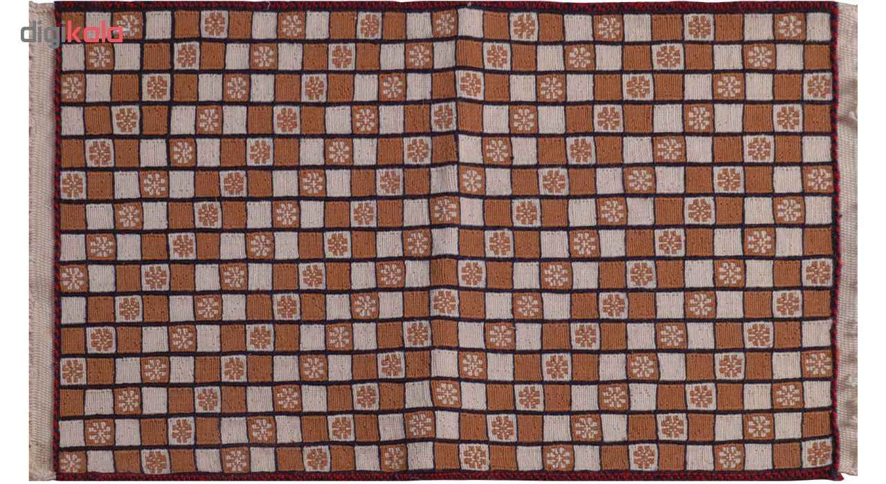 Authentischer persischer Woll Kelim Teppich handgewebt in Sirjan geometrisch