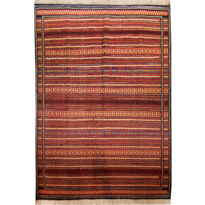 Echte Persische Woll Kelim Teppich handgewebt in Tabriz tribal