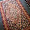 Vintage Persischer Woll Kelim Teppich handgewebt in Qashqai geometrisch