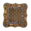 Intarsien-Makettier Backgammonbrett Chovgan Design & Traditionelles Khatam-kari