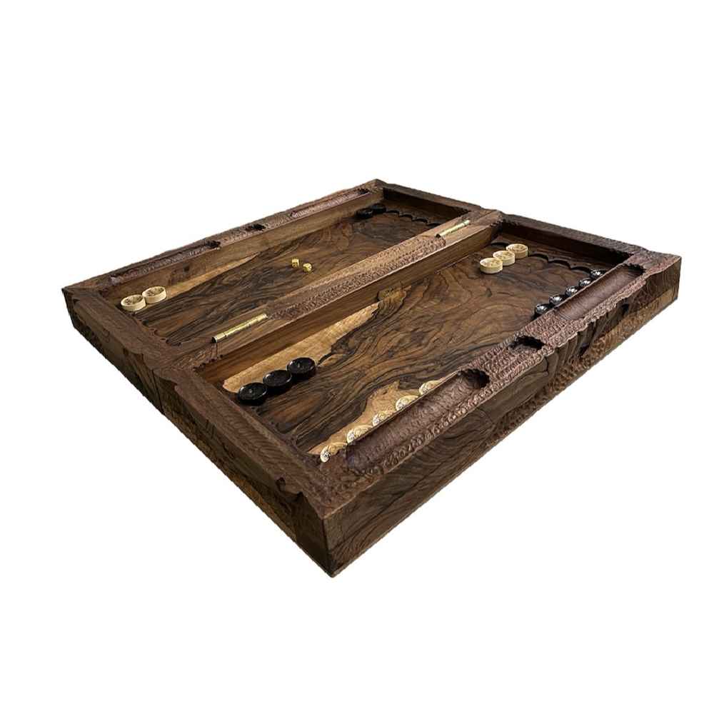 Backgammonbrett Handgefertigt mit apokalyptischem Design