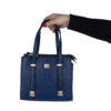 Handgefertigte Leder Bauletto Handtasche - Mit Doppelgriffen