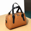Bauletto Leder Handtasche - Mit Doppelgriffen Klassischer Stil